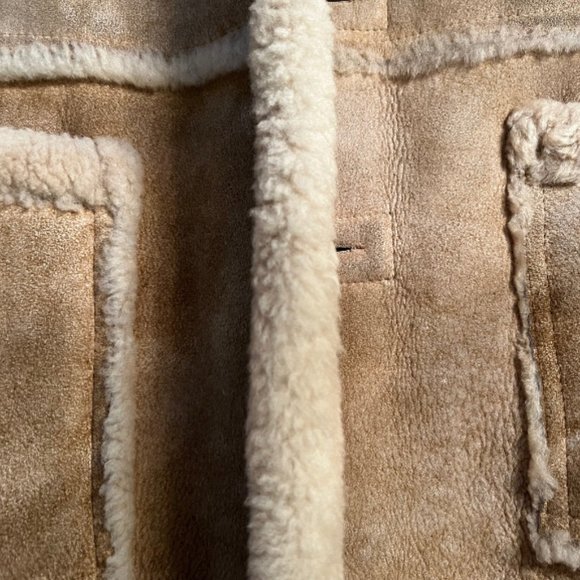 Vintage Bert Paley Shearling Jacket sz 40 Medium - Picture 6 of 9